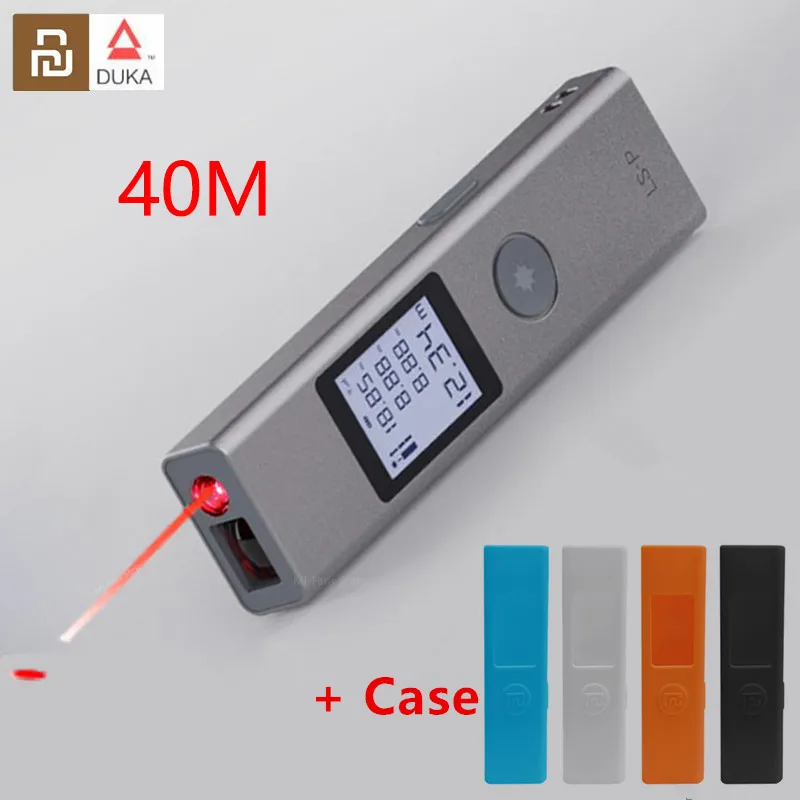 Youpin Duka-telémetro de medición de alta precisión, telémetro de rango de carga flash USB Telémetro Láser/LS5, 40m, LS-P