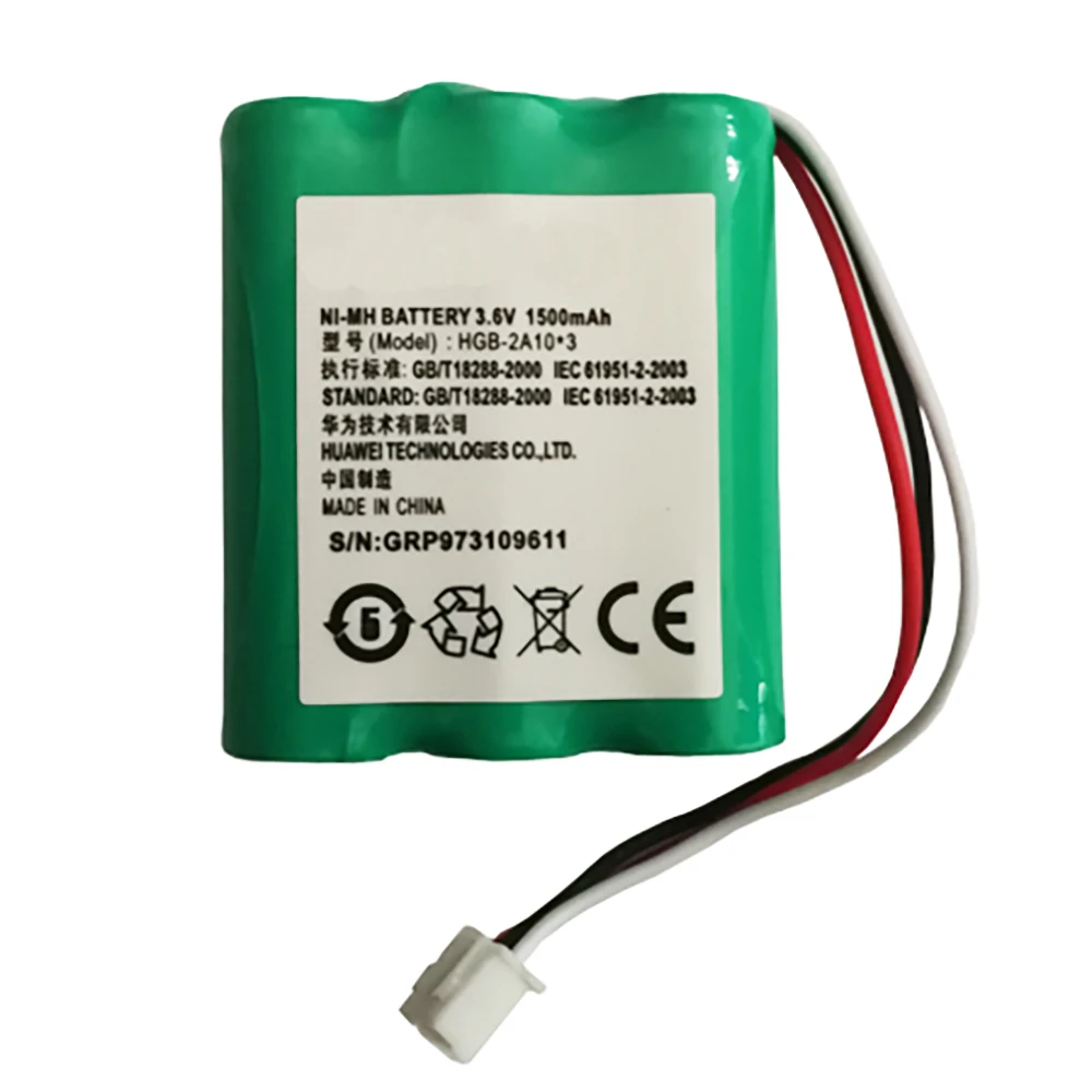 3.6V 1500mah Battery HGB-2A10x3 Battery HGB-1500x3 Battery For HUAWEI Fixed Wireless Phone ETS2222+ ETS5623 ETS3125i F501 F201