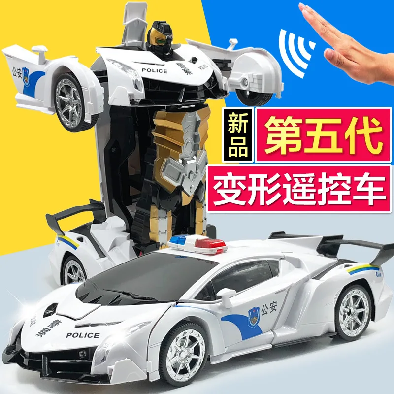 remote control deformation car gesture induction deformation lamborgadi one button deformation robot remote control car 2