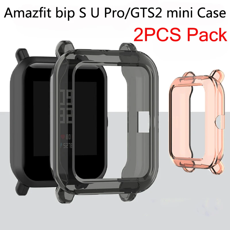 Защитный чехол из ТПУ Для Xiaomi Huami Amazfit Bip S бампер для смарт часов U pro /gts2 min 2