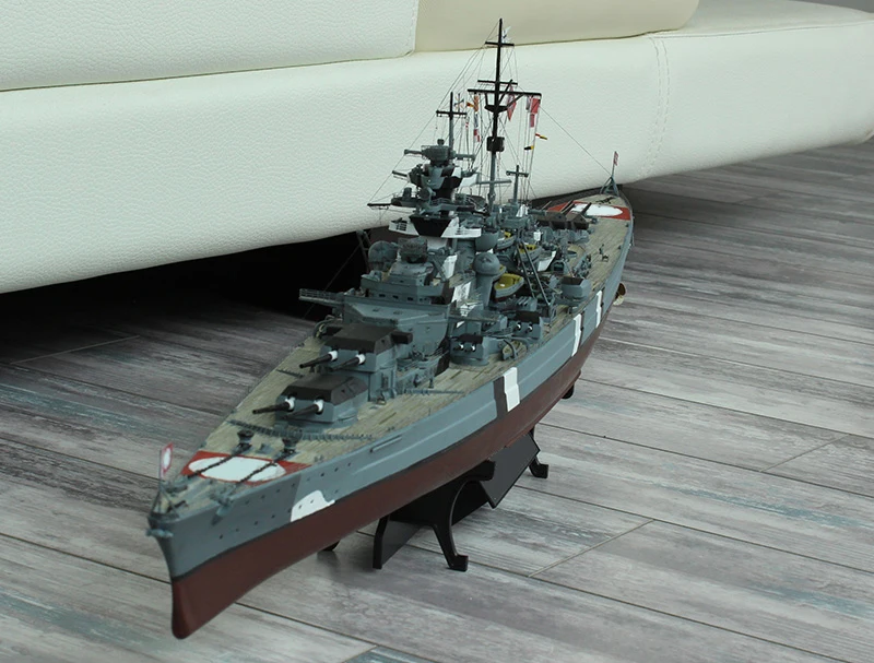 Trumpeter Meng Flyhawk 1/700 Вторая мировая война немецкий KM Бисмарк боевой корабль ВМС