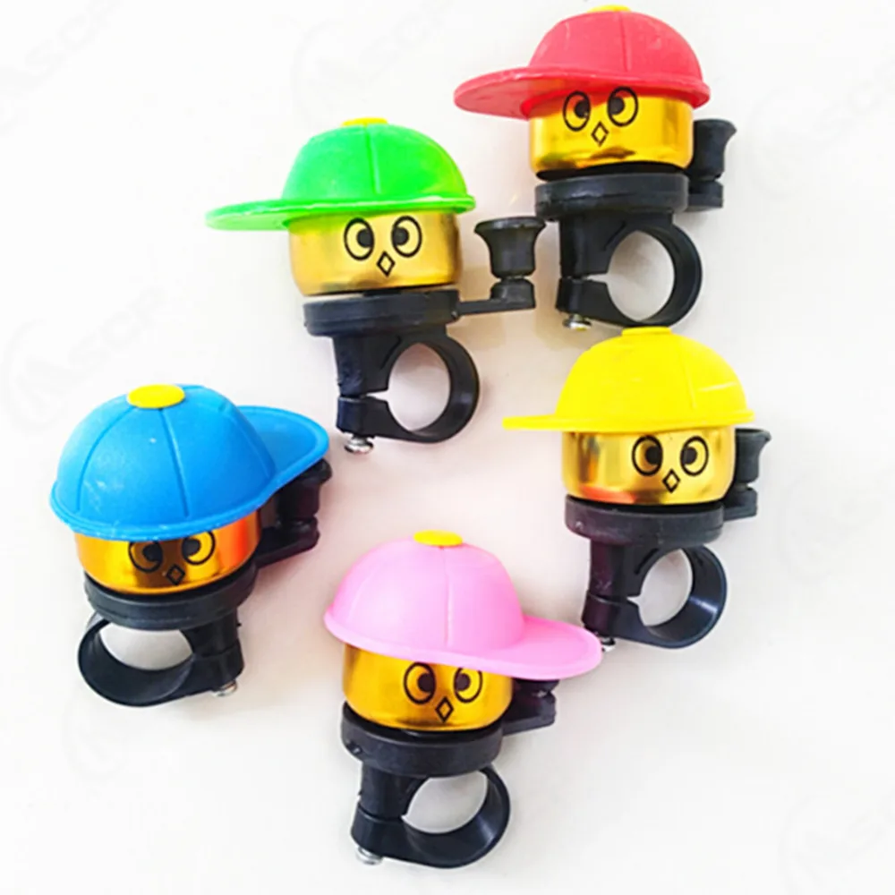 Cyrusher Cycling Bell Mini Bell Bike Bicycle Loud Ring Alarm Handlebar Bell Cap Horn Kids Cute Ring Alarm For Children Gifts