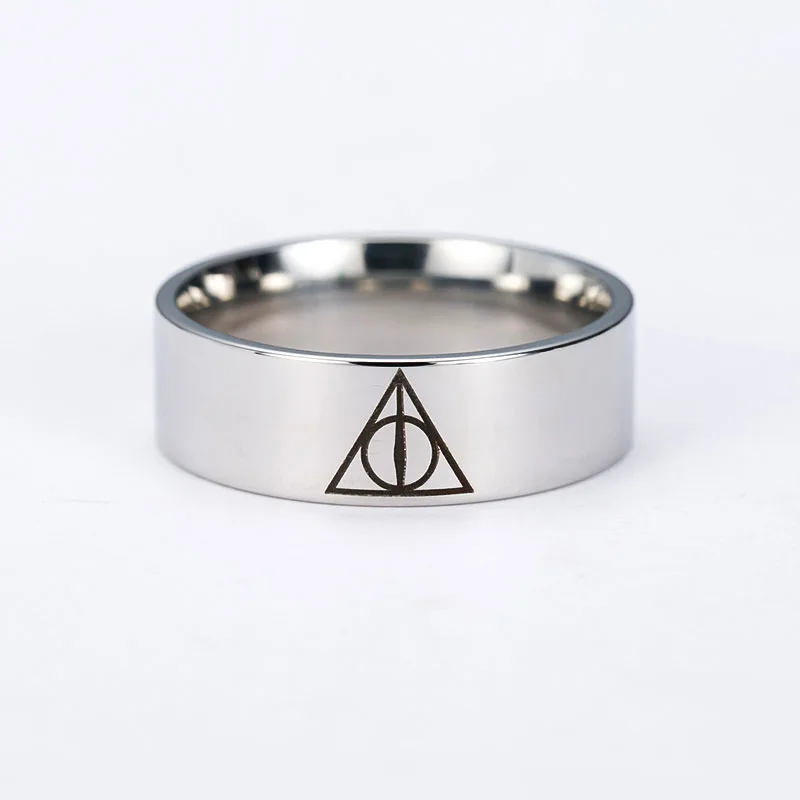 Кольцо Гарри Хогвартс смертельный символов кольцо на палец модное простое