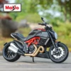 Maisto 1:12 Ducati Diavel Carbon Red Die Cast Vehicles Collectible Hobbies Motorcycle Model Toys 2