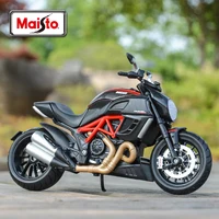 Maisto 1:12 Ducati Diavel Carbon Red Die Cast Vehicles Collectible Hobbies Motorcycle Model Toys 2