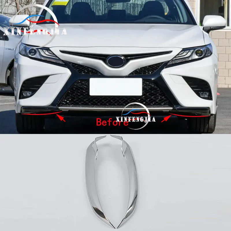 Для Toyota Camry SE XSE 18-19 2* Передние Губы передний бампер декоративная накладка