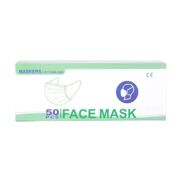 

Disposable Breathable Mask Anti-Fog Dust-Proof Comfortable Face Masks Blue 50pcs