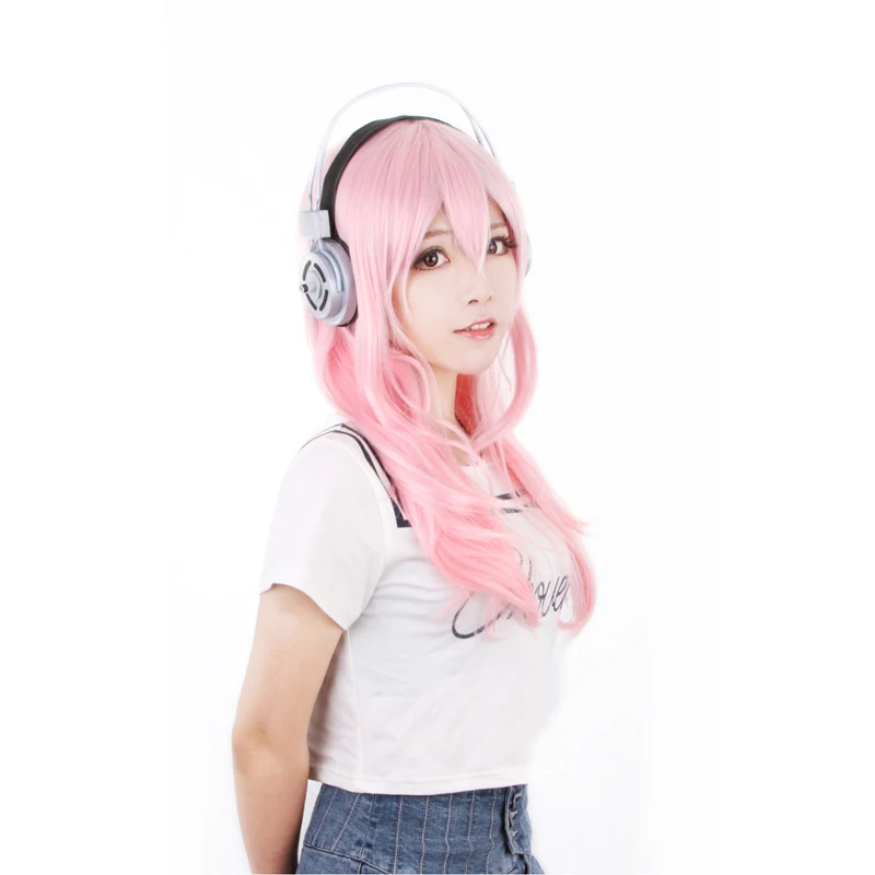 SUPERSONICO косплей парик наушники реквизит цветок ободок Супер Sonico анимация