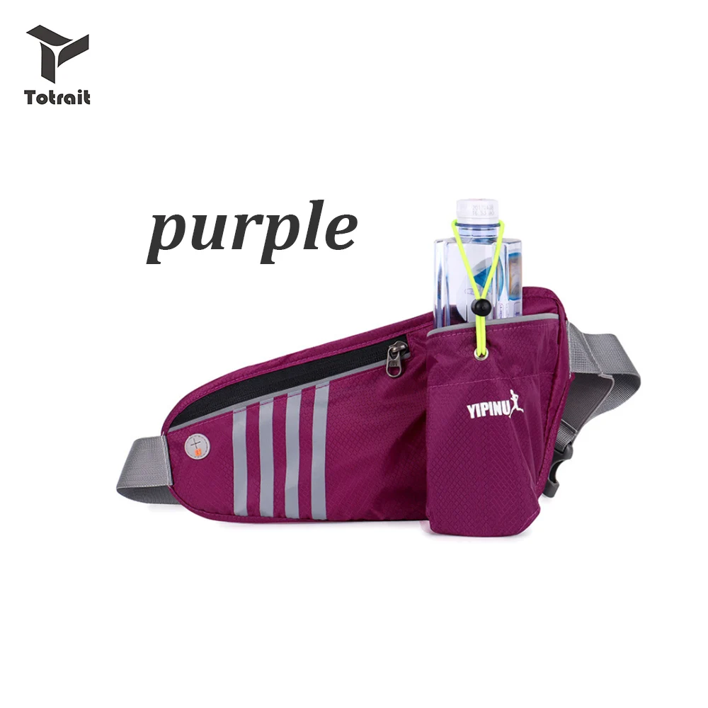 TOtrait сумка на пояс для бега, Портативная сумка для бега на открытом воздухе, сумка для велоспорта с телефоном, противоугонная сумка, сумка на пояс, бутылка для воды, 4 цвета - Цвет: PU