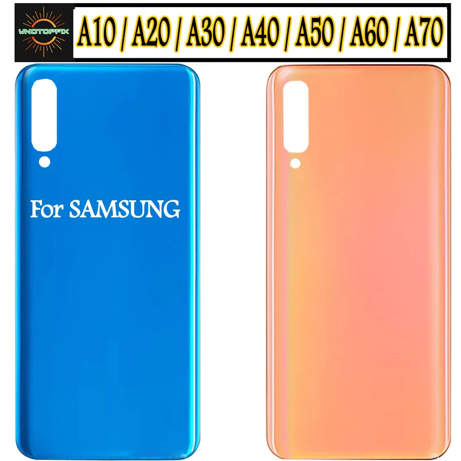 Задняя стеклянная крышка батарейного отсека для Samsung Galaxy A50 A10 A20 A30 A40 A60 A70