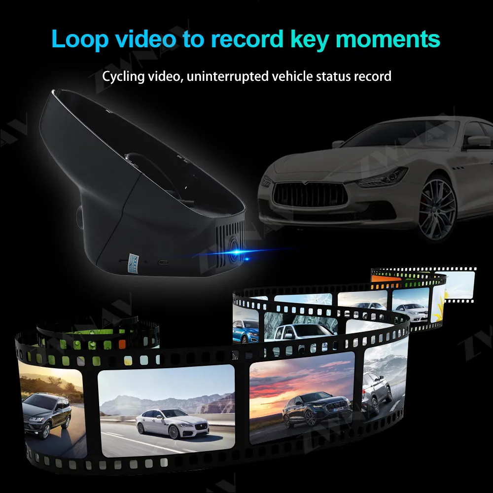 Автомобильный регистратор для вождения автомобиля DVR фронтальная камера HD рекордер ночного видения для Jaguar XJL/XF Discovry 4/Freelander 2 1080P DVR
