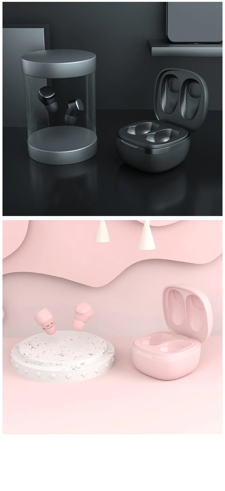 Picun W5 TWS Bluetooth наушники мини портативные невидимые беспроводные наушники Spotrs водонепроницаемые BT5.0 стерео наушники