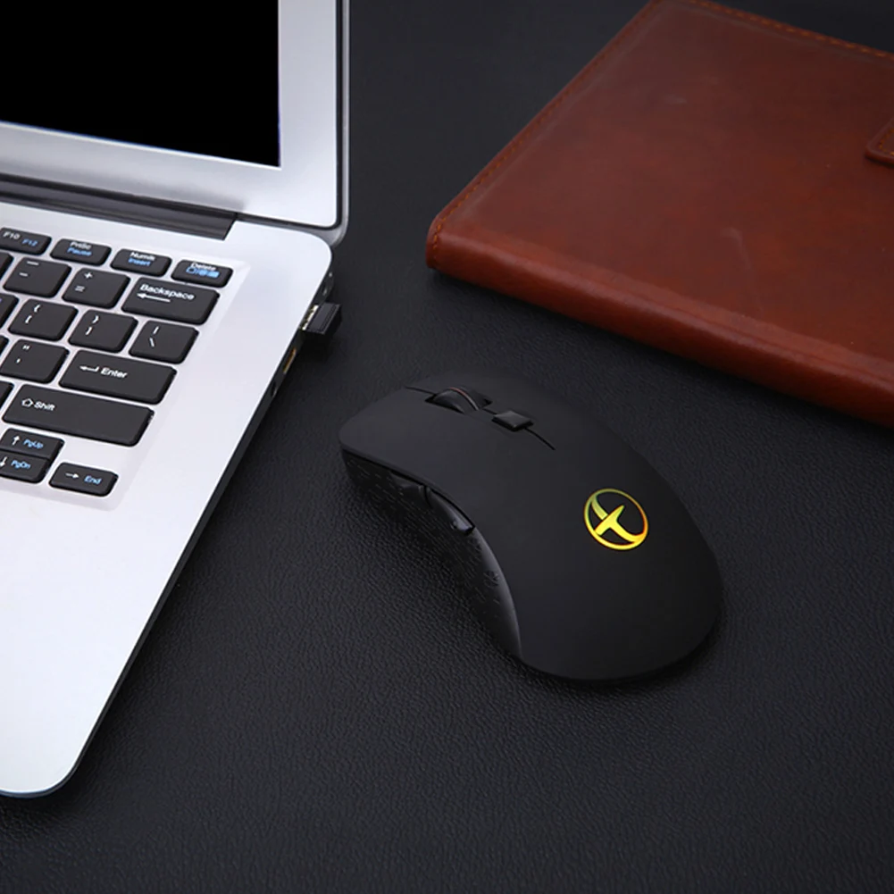 Беспроводная оптическая мышь с двойным режимом, универсальный Bluetooth 4,0, компьютерный ноутбук, бесшумные игровые мыши, легкий RGB светодиодный перезаряжаемый