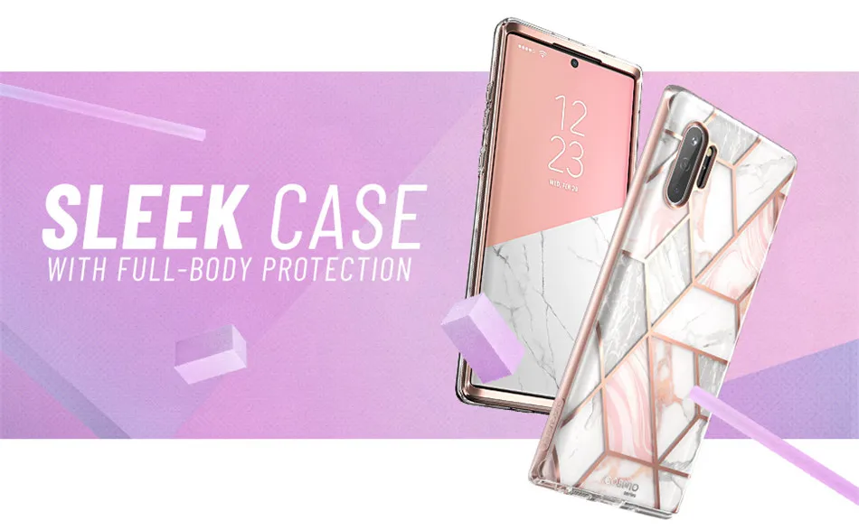Чехол для samsung Galaxy Note 10 Plus() i-Blason Cosmo Full-блеск для тела Чехол под мрамор чехол без встроенной защитной пленки для экрана