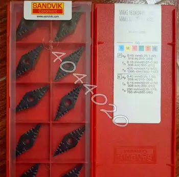 

SANDVIK VNMG160404-PF 4325 VNMG331-PF 4325 carbide inserts 10pcs