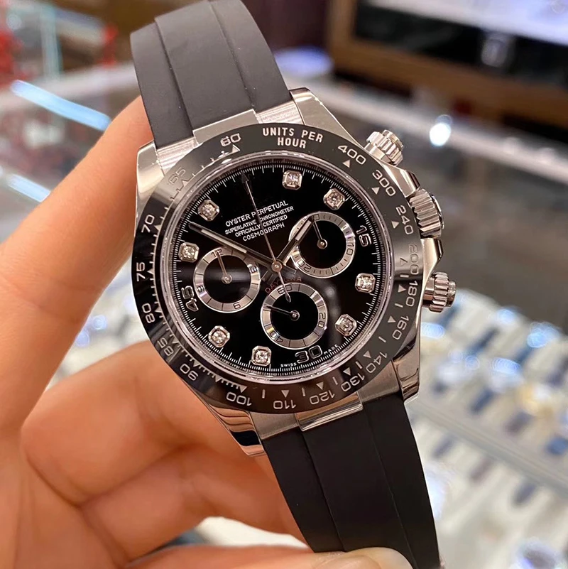 

Luxury men's business machine ring watch men's top brand watch chronograph AAA Daytona stopwatch fashion gift montre homme