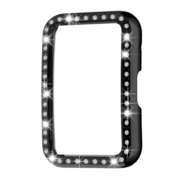 Case for Huawei Watch fit Cover Plated Accessories TPU Bumper All-Around Screen Protector and Bling Case for Huawei Watch fit Bling Black