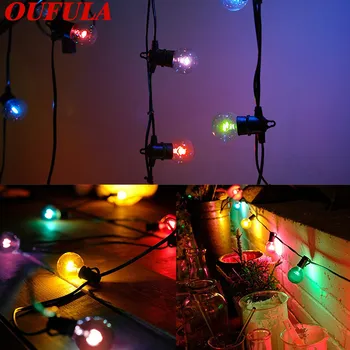 

DLMH Solar Light Strings Waterproof Christmas Day Outdoor Garden Decoration Lantern Landscape Light 25bulbs