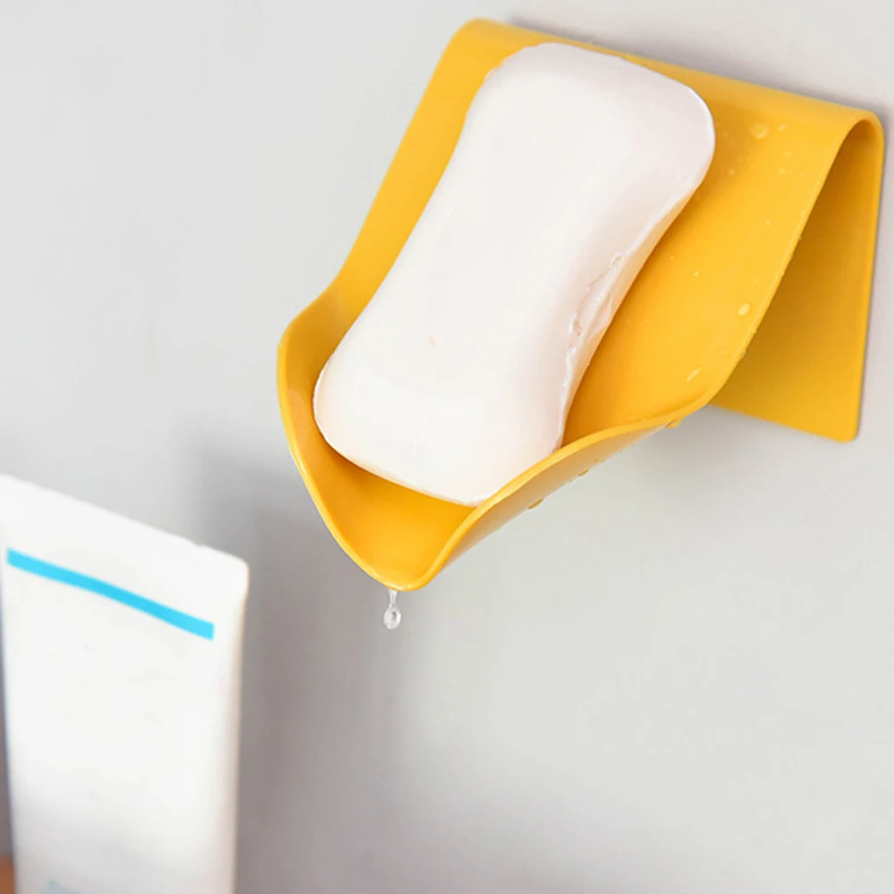 Японский стиль простой свежий слив воды мыльница хранения мыла отделочный стеллаж портативный гвоздь-бесплатно сверлильный стеллаж