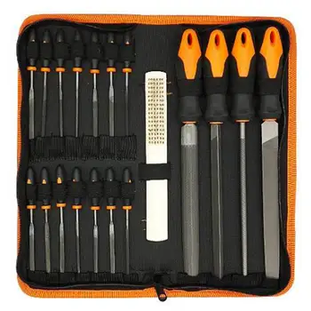 

19 PCS Metal File Set, Small Wood Hand File Kits, Perfect Tool for Woodwork, Metal, Hobby Applications