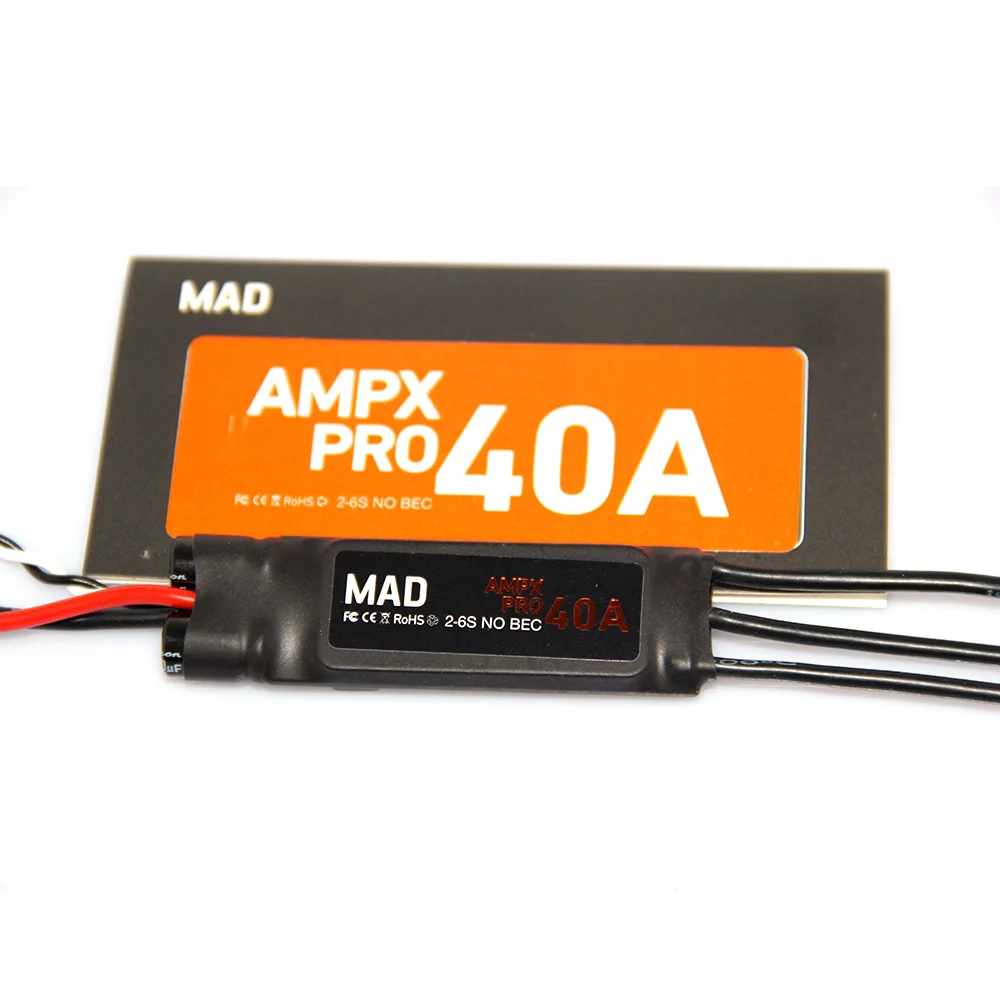 Квадрокоптер MAD AMPX ESC 40A Pro 2 6S w/o BEC Мультикоптер с функцией построения карты на