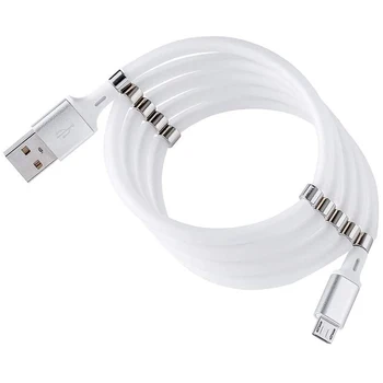 

HOT-ic Cable,5.8 Ft netic Charging Cable, Lighting Charging Wire Redesigned Absorption Nano Data Cables for Samsung