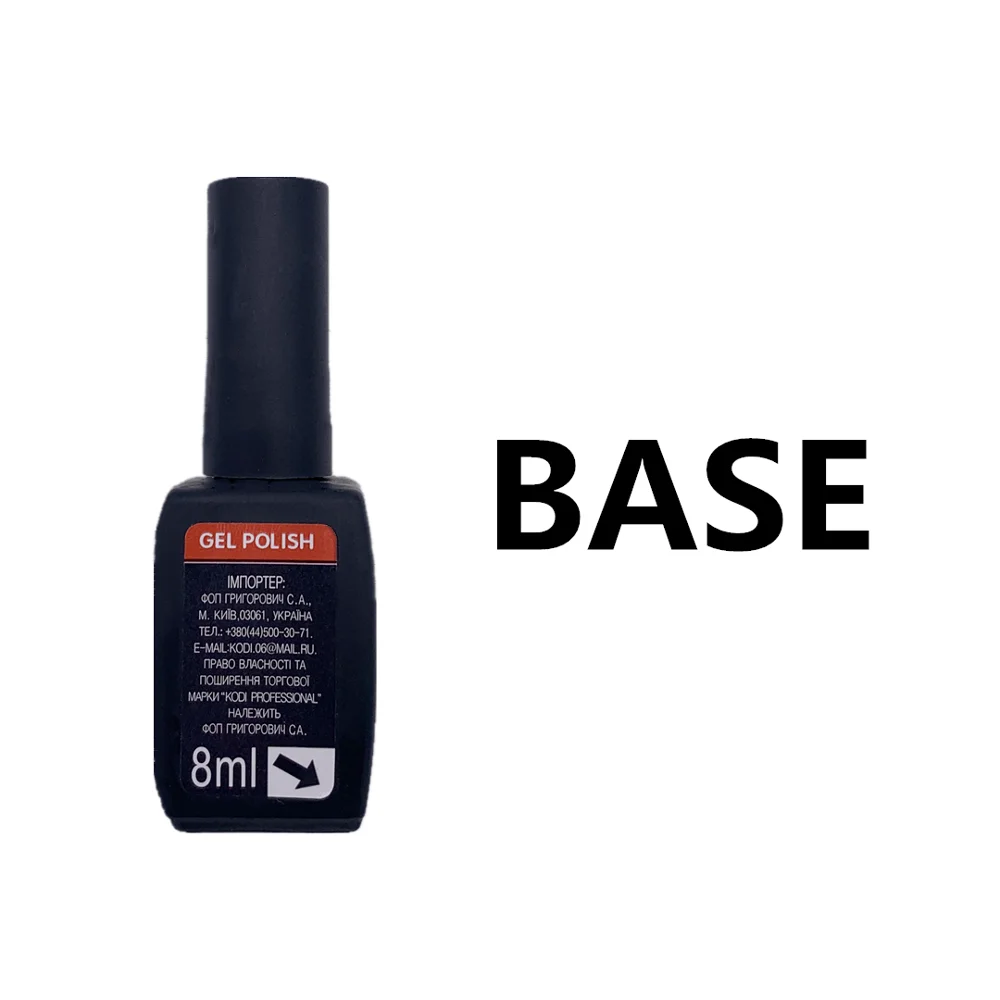 8ml RUBBLE BASE KODI Профессиональный Одноцветный УФ-Гель-лак для ногтей, долговечный лак для маникюра, инструмент для дизайна ногтей - Цвет: 8ml RUBBLE BASE