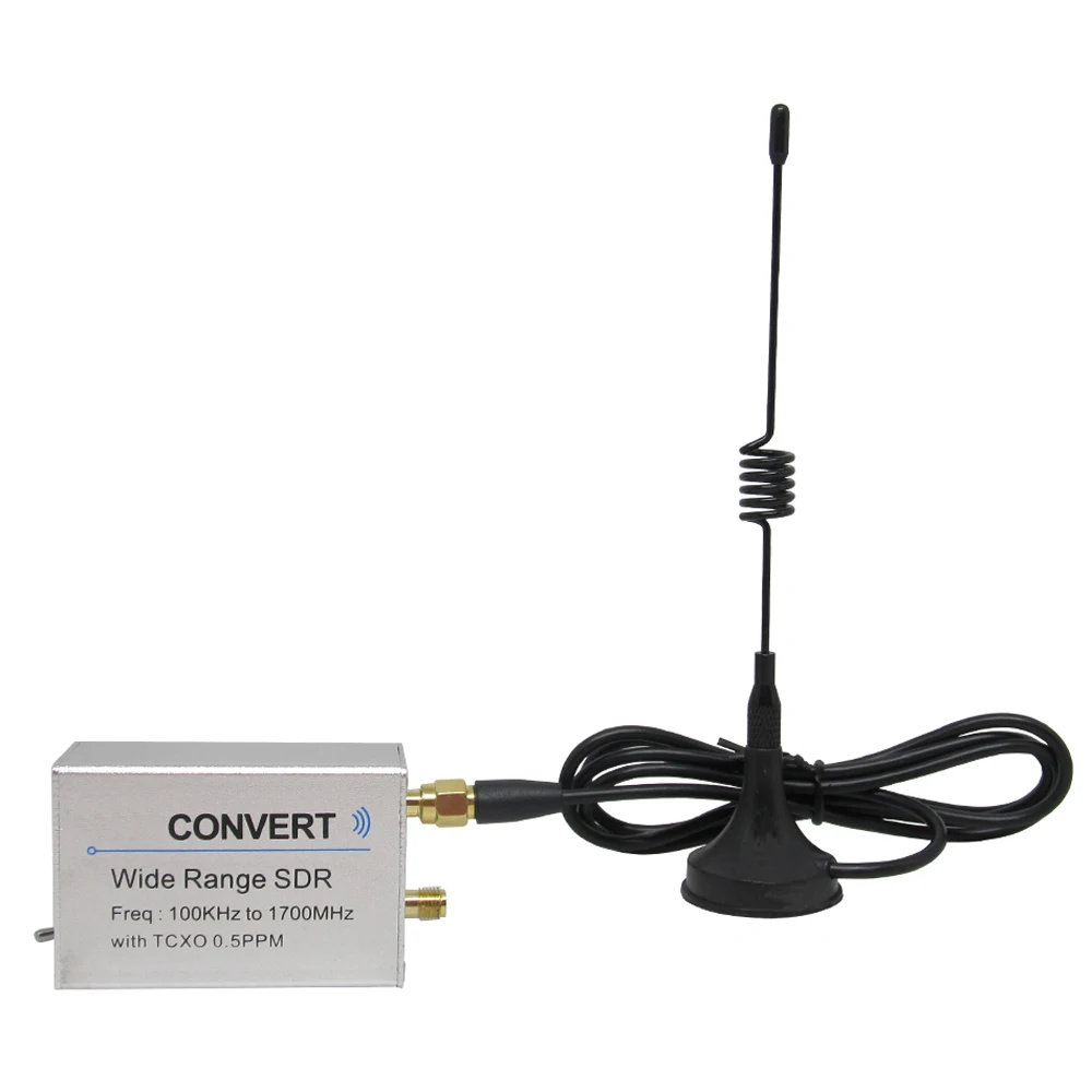 USB RTL sdr приемник 100 кГц-1,7 ГГц УФ HF RTL-SDR тюнер в разъем поддержка Up-конвертации winth RTL2832U TXCO 0.5ppm SMA N300U тестер