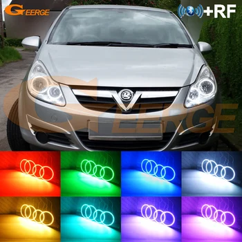 

RF remote Bluetooth APP Multi-Color RGB LED Angel Eyes kit For Opel Vauxhall Corsa D 2006 2007 2008 2009 2010 2011 pre Facelift