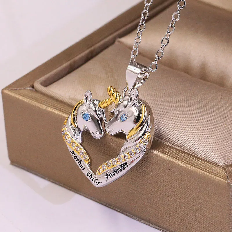Cute-Animal-Unicorn-Necklace-for-Women-Kids-Fashion-Crystal-Mother-Kids-Heart-Necklace-2020-New-Luxury (3)
