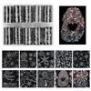 10 rolls/box Christmas nail foil transfer sticker decals snow sliders for nails art designs manicure snowflake decorations 3