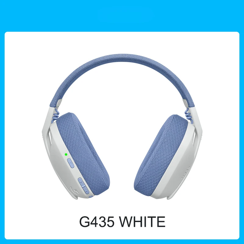 Logitech G435 ワイヤレスヘッドホン ブルー/ホワイト ロジクールG435超軽量ワイヤレスBluetoothゲーミング ヘッドセット