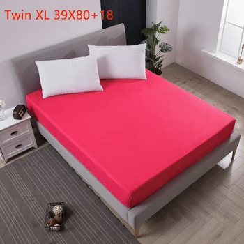 

Mattress Cover Home Elastic Band Bedroom Solid Color Fashion Daily Waterproof Multifunction Bed Protector Fitted Sheet Dustproof