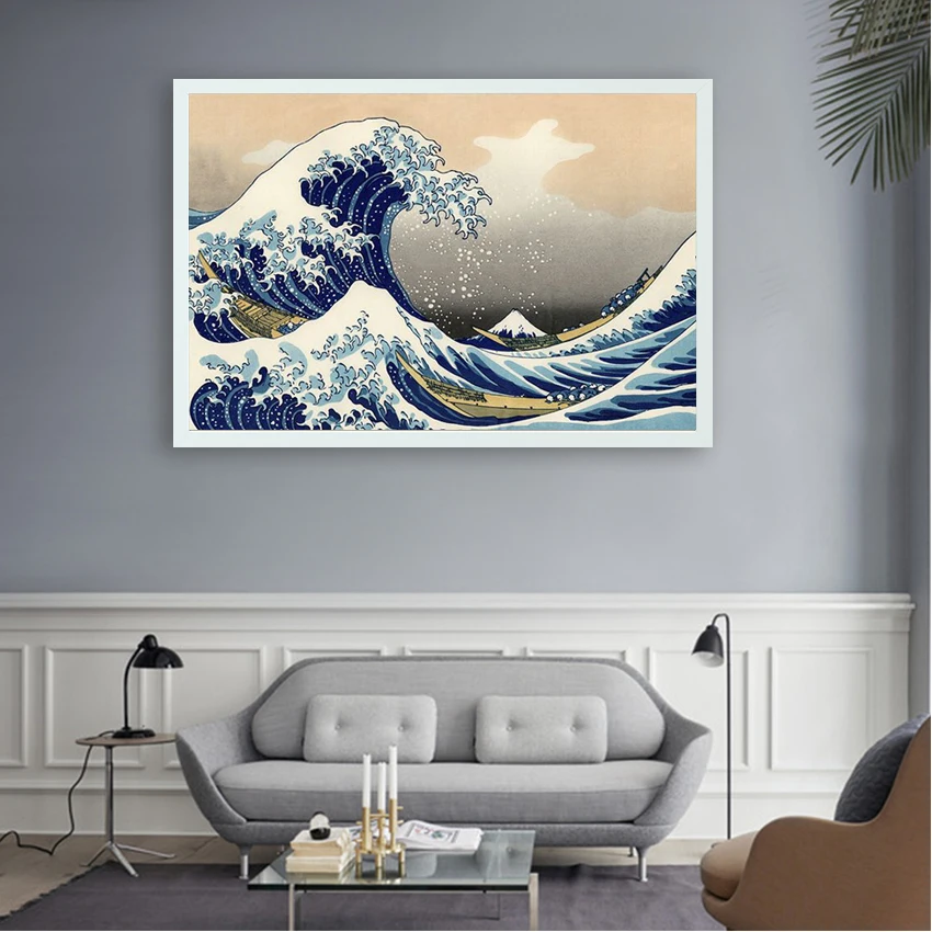 Картина по номерам рисование поплавок мир рисования Ukiyoe Mount Fuji Япония большой