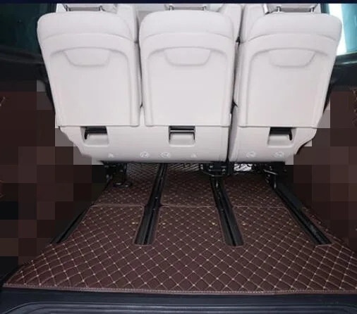 Высокое качество! На заказ полный набор автомобильных ковриков для Mercedes Benz Vito W639 7 8 9 мест 2013-2004 водонепроницаемые ковры для Vito 2009