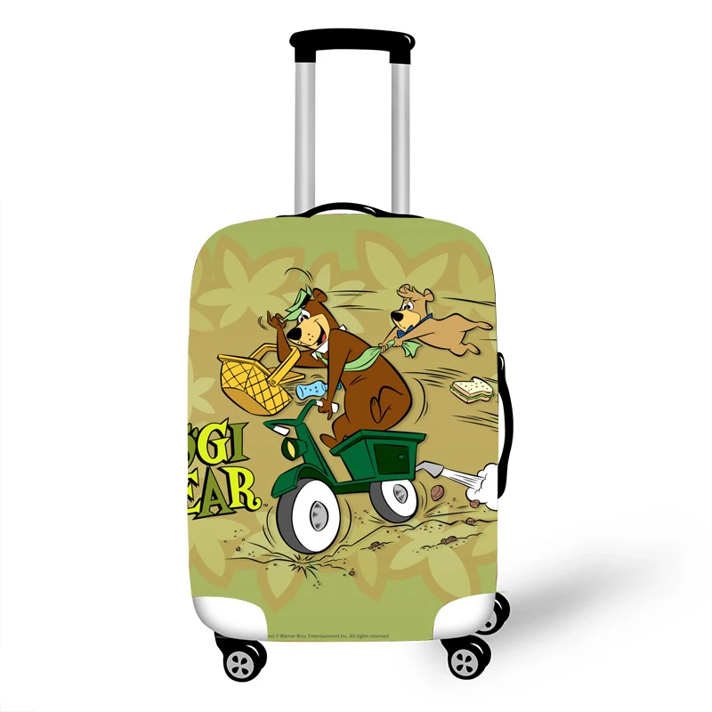 Luggage Protective Cover Case For Elastic 18-32 Inch Suitcase Protective Cover Cases Covers Travel Accessories kungfu Panda T123 - Color: L