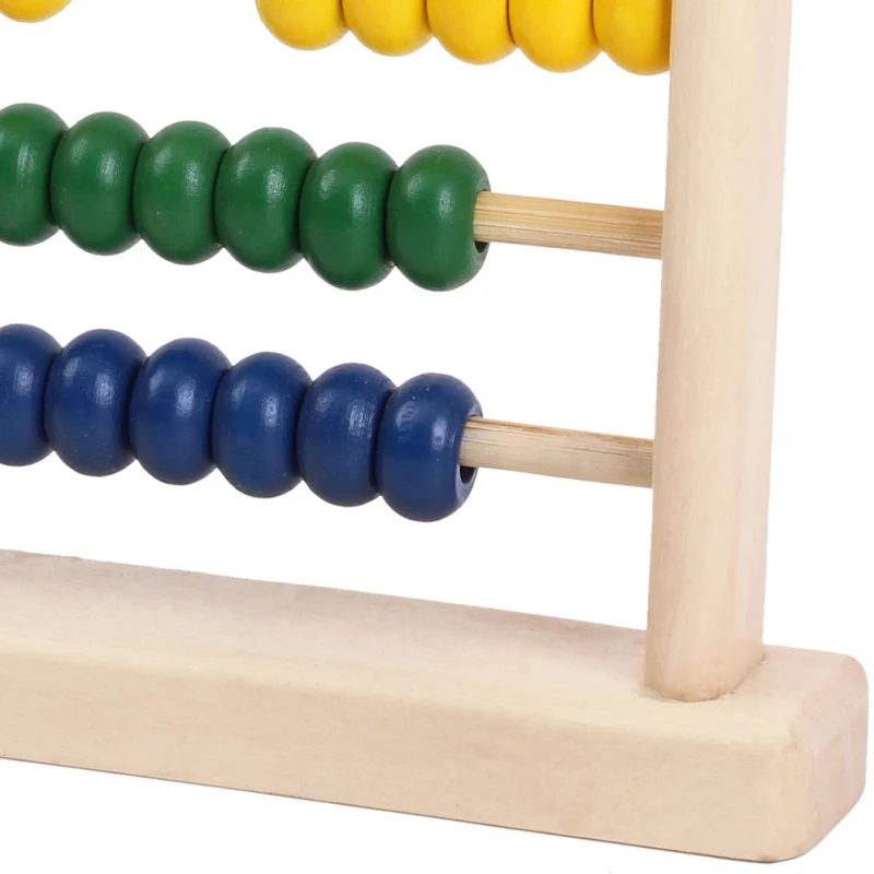 Развивающие детские деревянные игрушечные счеты Математика обучающая игрушка расчет Abacus Монтессори бусины