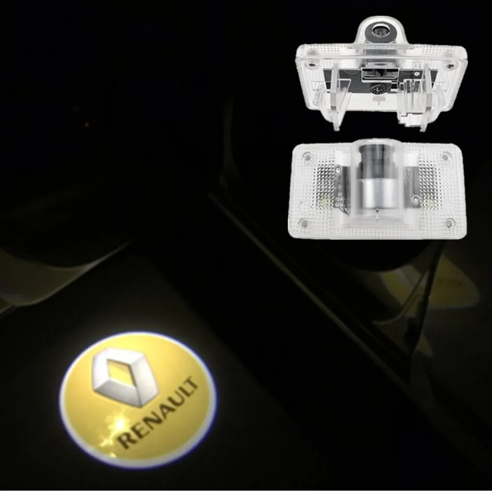 2 шт. светодиодный дверь логотипа автомобиля светильник для Renault Koleos 2008 2009 2010 2011 2012 2013 лазерный проектор Добро пожаловать лампы