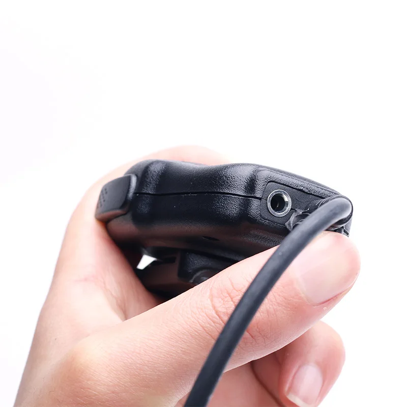 Micro Haut-Parleur Épaule PTT Portable Pour Talkie-Walkie Midland G6 G7 G9 GXT550 – Noir