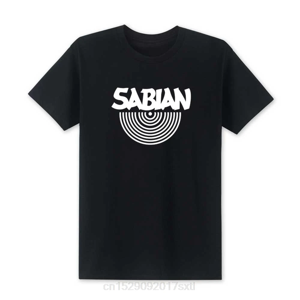 2020 модная мужская футболка Sabian новые классные хлопковые мужские футболки с