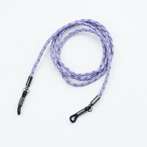 1pcs Braided PU Leather Eyeglasses Sunglasses Eyewear Spectacle Lanyard Cords Chain Black/Brown/Purple/Red