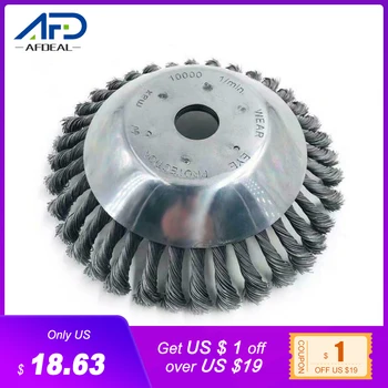 

Steel Wire Weed Brush Steel Wire Wheel Grass Cutter Trimmer Head For Brush Cutter Garden Lawn Mower Grass Trimmer Cutter Tools
