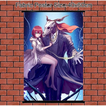 

The Ancient Magus' Bride Elias Hatori Chise Cloth Poster Wall Scroll Home Decoration 60x40cm Anime