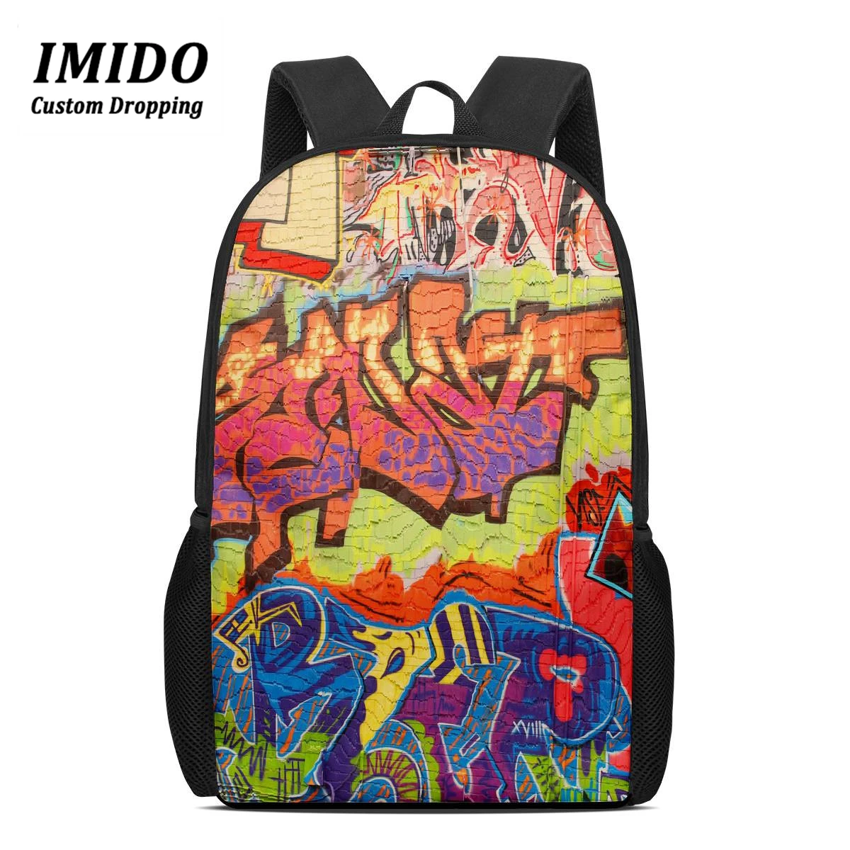 Персонализированный школьный ранец LALIN с рисунком граффити на стену для девочек