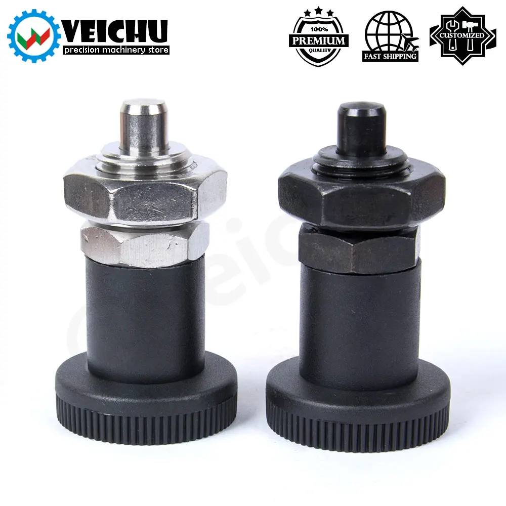 Индексные болты с пластиковой ручкой VCN216 конусные наконечники фиксирующие