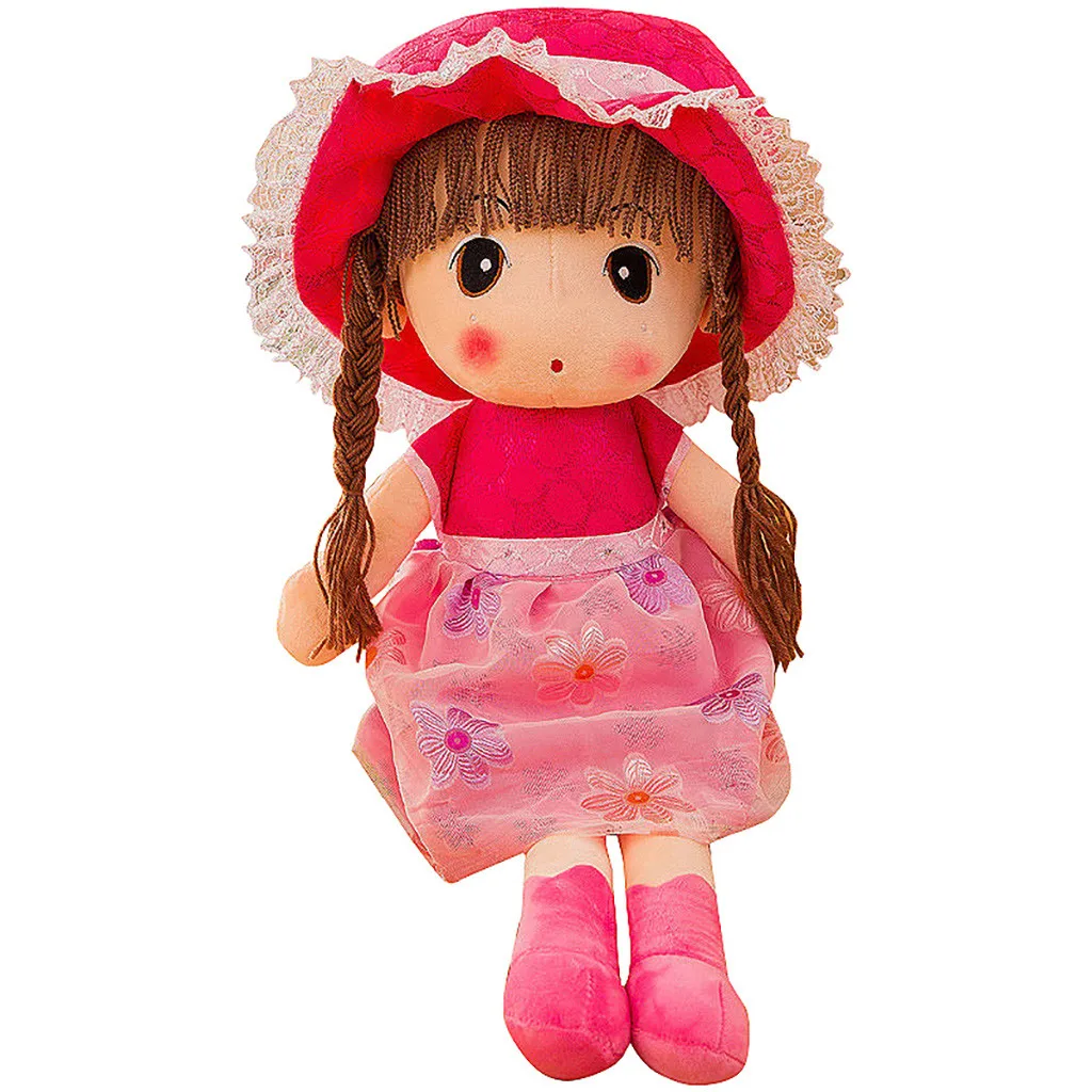 Kawaii кукла мягкая плюшевая игрушка кукла рождественский подарок для девочек 18 Дюймов S feier кукла плюшевая игрушка подарок на день рождения девочка Рождественская плюшевая кукла