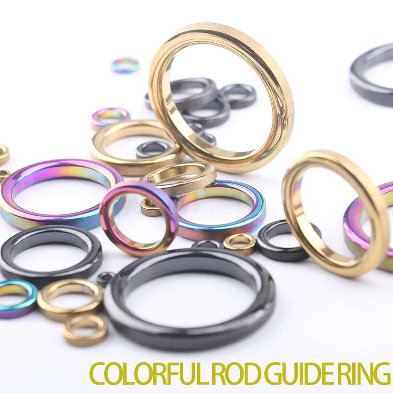 Fishing Rod Guide Ring Alconite Ceramic Wear Heat Conduction Repair