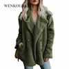 Stay stylishly warm this winter with our Plush Teddy Coat, crafted from premium faux fur for ultimate coziness. Featuring a slim fit and a chic turn-down collar, this double-breasted jacket is perfect for plus sizes. Elevate your winter wardrobe with elegance and comfort. Available in 5XL. Plush Coat Women Winter Jackets Fluffy Teddy Coat Female Warm Artificial Fleece Winter Clothes 5XL Plus Size Manteau Femme <p>Elevate your winter wardrobe with this luxurious faux rabbit fur coat. Crafted for warmth and style, its wide-waisted design and turn-down collar offer a chic, relaxed fit. Featuring a covered button closure and plush texture, this coat ensures comfort and sophistication in plus sizes.</p>