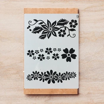 

A4 29*21cm Daisy Flowers Line DIY Layering Stencils Painting Scrapbook Coloring Embossing Album Decorative Template