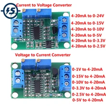 

Voltage Current Converter Module Non-Isolated LED Indicator DC 7-30V For Industrial Control 4-20mA 3.3V 5V 9V 12V 24V